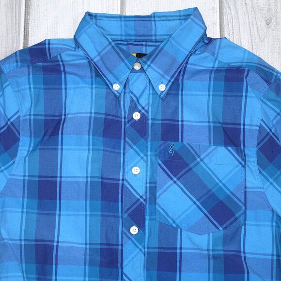 Browning Men's Short Sleeve Button Down Western Shirt - Picture 2 of 6